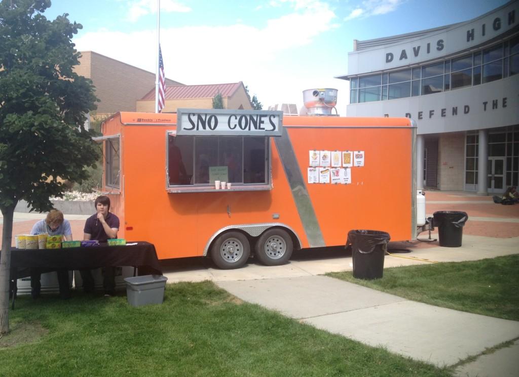 “The orange trailer comes to Davis High every Friday for an alternative lunch idea.”