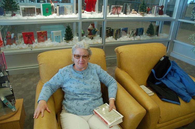 Peggy McFarland: Davis High library patron