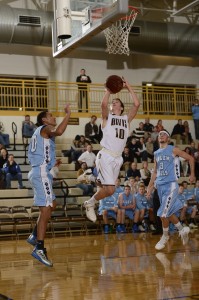 Jesse Wade showing his competitive side with this awesome lay up.