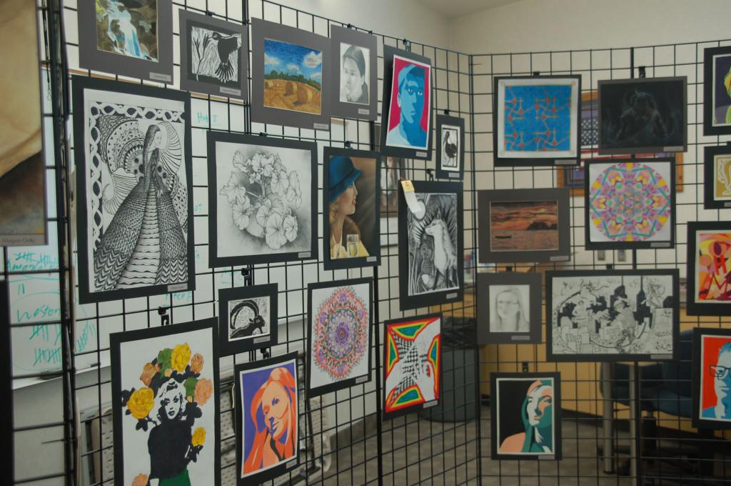 Student talents are highlighted through fine art, photography, and digital media in 3rd annual art show