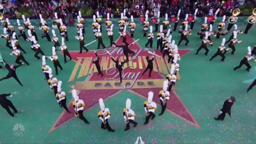 Marching+Band+Returns+from+Macy%E2%80%99s+Thanksgiving+Parade