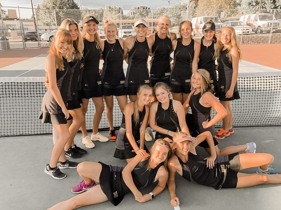 Davis High's Girls Tennis Team Crushes Weber