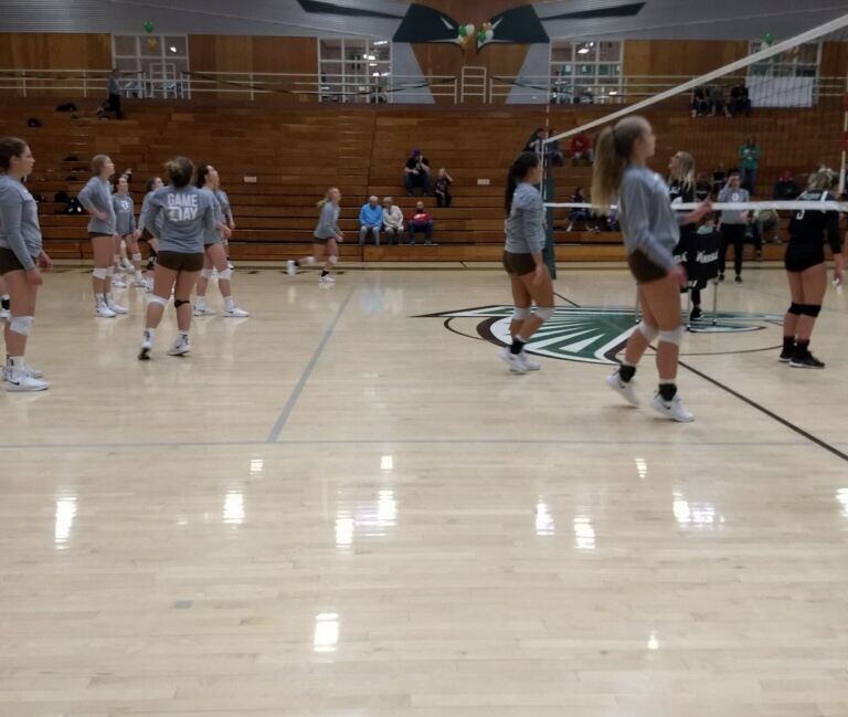 Davis volleyball team wins against Clearfield