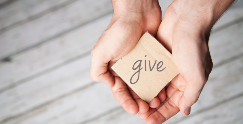 Giving to others during winter times