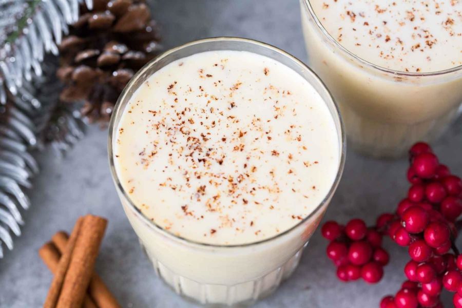 Eggnog, the most festive drink.